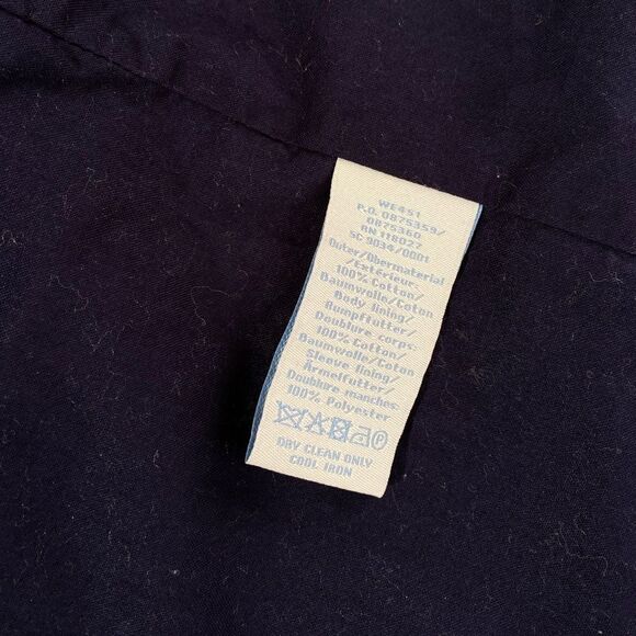 Boden navy pattern trench coat - Picture 6 of 8